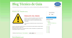 Desktop Screenshot of blogtecnico.gaia-soft.com